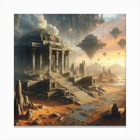 Alien City Canvas Print