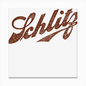 Schlitz Canvas Print