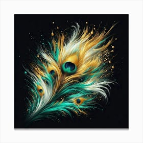 Peacock Feather Canvas Print