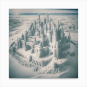 Move.. That.. Bus!! (Sand Castle) Canvas Print