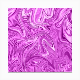 Purple Liquid Marble Canvas Print