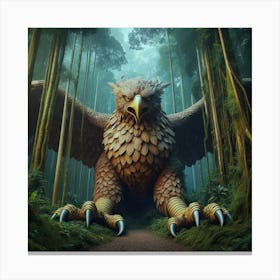 Guardian of the enchanted forest. Canvas Print