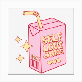 Self Love Juice Canvas Print