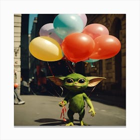 Baby Yoda 1 Canvas Print