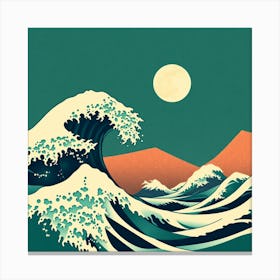 Great Wave Off Kanagawa 6 Canvas Print