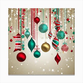 Christmas Ornaments 27 Canvas Print