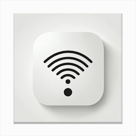 Wifi Icon Vector Illustration Canvas Print