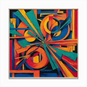 Weird Abstract AI Canvas Print