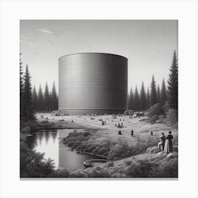 'Water Tower' Canvas Print