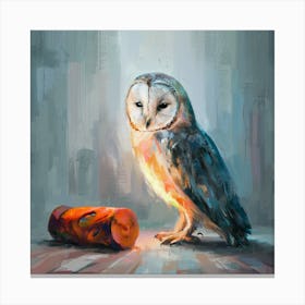 Barn Owl 1 Canvas Print
