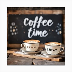 Coffee Time 1 Canvas Print