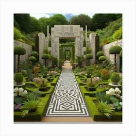 Garden Path 5 Canvas Print