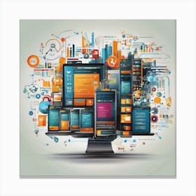 Digital Technology Canvas Print