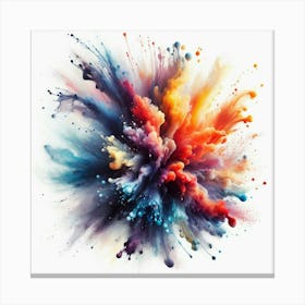 Explosion Of Color Canvas Print