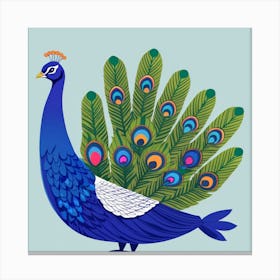 Peacock 2 Canvas Print