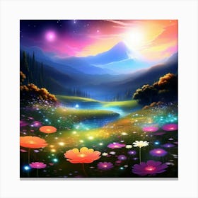 Magic meadow 1 Canvas Print