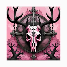 Deer Skull 3 Canvas Print