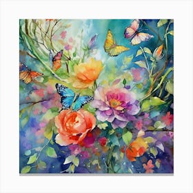 Vibrant Blooms Canvas Print