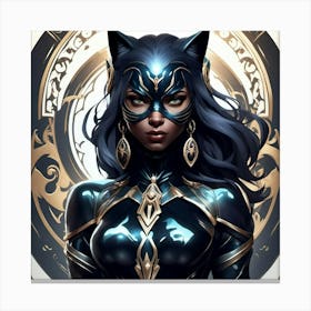 Cat Woman 2K24 Canvas Print