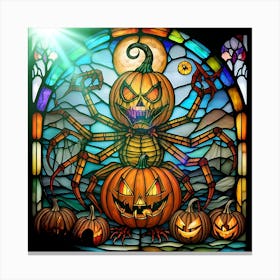 The church of Halloween Canvas Print