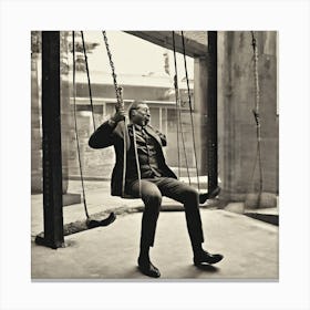 Swinging Man Canvas Print