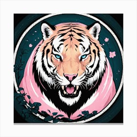 Pink Tiger Canvas Print