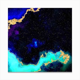 100 Nebulas in Space with Stars Abstract n.043 Canvas Print