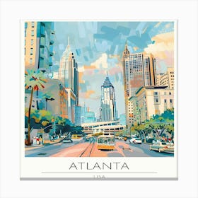 Atlanta Cityscape Canvas Print