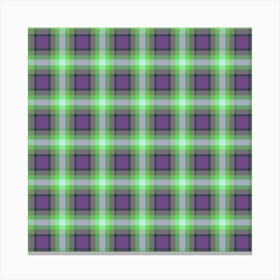 Plaid Fabric 48 Canvas Print