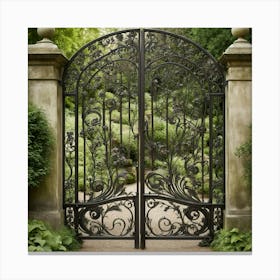 Wrought Iron Gate 2 Canvas Print