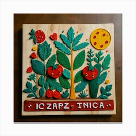 Default Pizza Plant Kitchen Art 0 Canvas Print