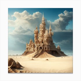 Castle In The Desert Canvas Print