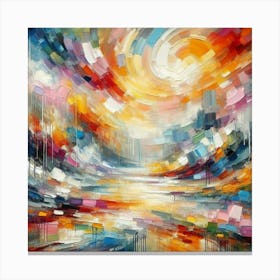 Abstract painting art decoration 1 Canvas Print