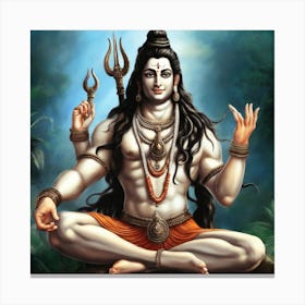 Lord Shiva 12 Canvas Print