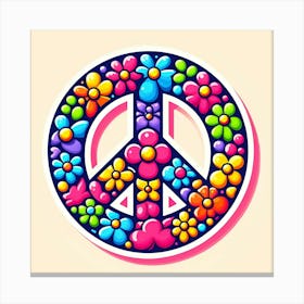 Peace Sign 3 Canvas Print