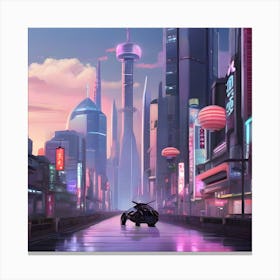 Futuristic City 29 Canvas Print