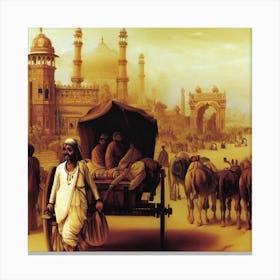 India in 1800 Canvas Print