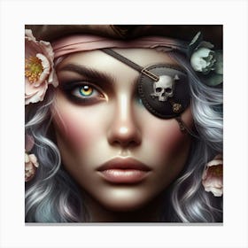 Pirate Girl 2 Canvas Print