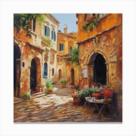 Italian Alley Canvas Print