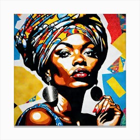 African Woman 18 Canvas Print