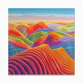 Rainbow Landscape Canvas Print