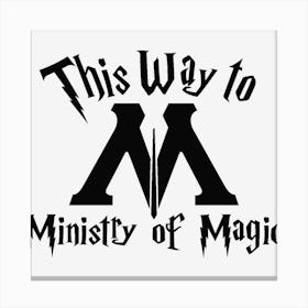 Ministry Of Magic Magic Canvas Print