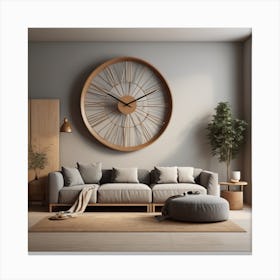 Modern Living Room Canvas Print