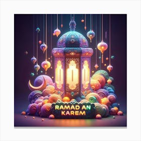 Ramadan Kareem 3 Canvas Print