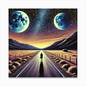 Road To Nowhere.AI 1 Canvas Print