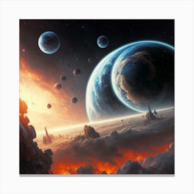 Spacescape Canvas Print