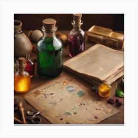 Potion Potion Potion Canvas Print