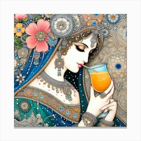 Exotic Beauty Artwork 112 Canvas Print