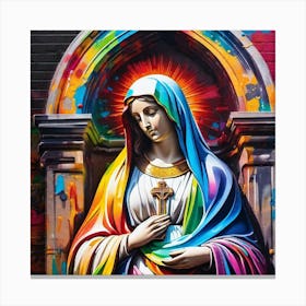 Virgin Mary 18 Canvas Print