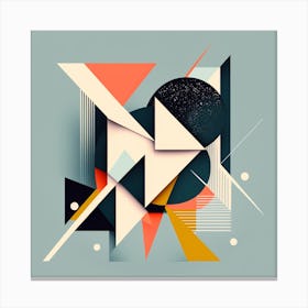 Abstract Geometric Painting Canvas Print